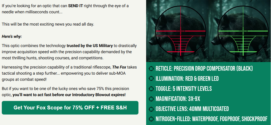 Fox IR Scope Review | Tactical Red Dot Optic for Patriots